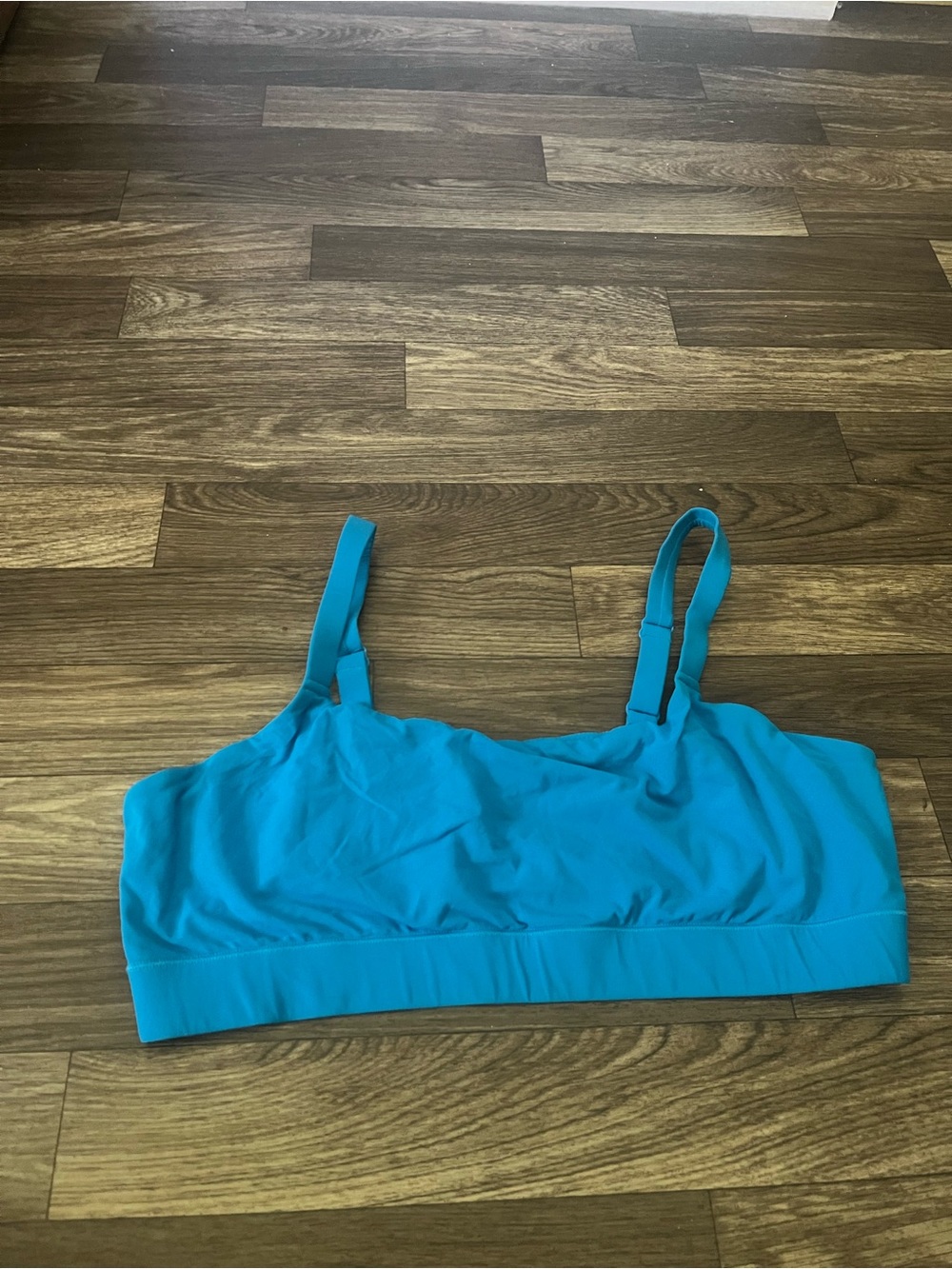 SKIMS Teal Stretch Bralette
